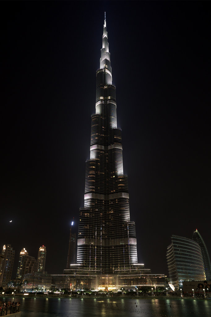 Burj Khalifa at night