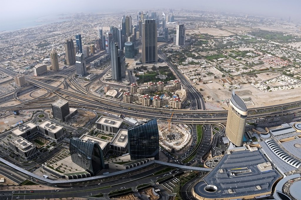 Panorama of Bur Dubai