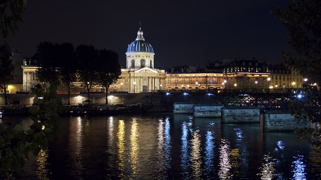 Institut de France at night