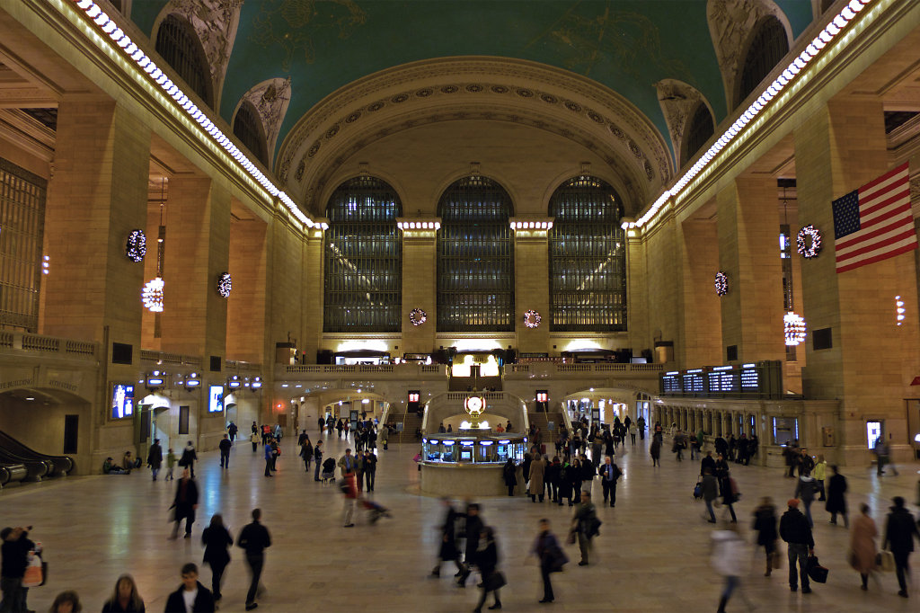 Grand Central Terminal in motion