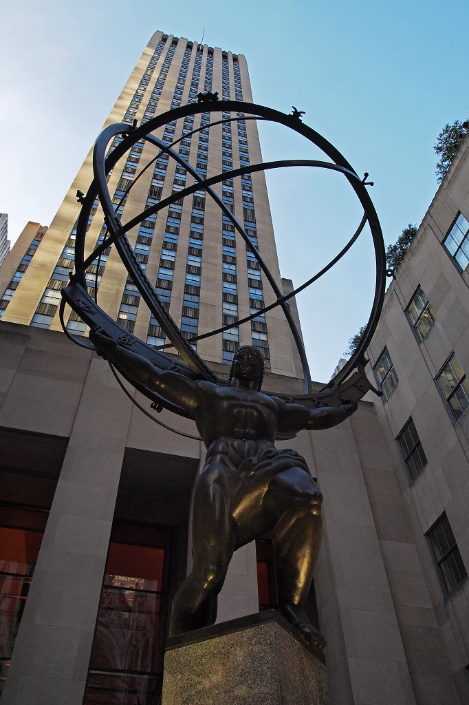 Atlas Statue at Rockerfeller Center